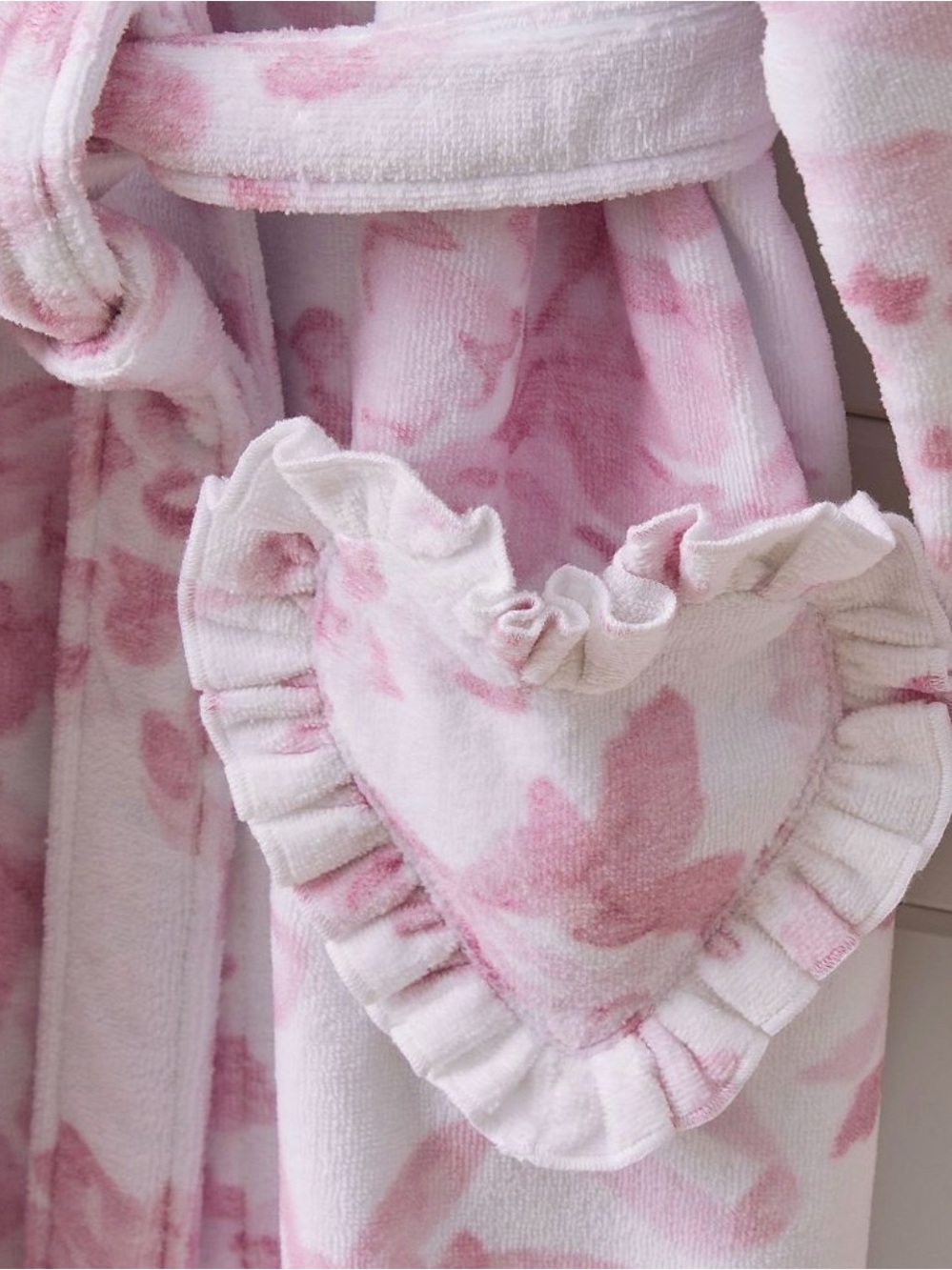LoveShackFancy x PBTeen Damask Terry Robe - Picture 2 of 6